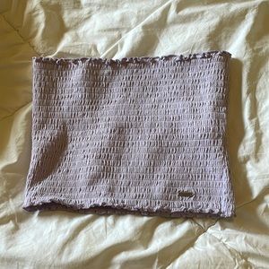 lilac purple hollister tube top :)